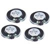 QUARKZMAN 8 Ohm 2W Rotondo magnetiche Altoparlante x 4pz Metallo Involucro per Casa Audio- Dispositivi Visivi [ Magnete, Metallo, Plastica ]