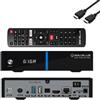 HTS e-com GigaBlue UHD Trio 4K PRO - 1 x DVB-S2X MS + 1 x DVB-C/T2 ricevitore comb. sat., cavo/segnale T2, E2 Linux TV Smart TV Box, riprod. multimed., funz. PVR, 1200Mbps WiFi, HTS