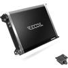 RECOIL RED600-1 Amplificatore subwoofer monoblocco per auto in classe D da 1.320 Watt, 1 Ohm stabile, manopola dei bassi remota inclusa