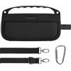 Lebakort Custodia Protettiva in Silicone per Bose SoundLink Flex (2ª Gen) Diffusore Bluetooth portatile con spalline, manico e fibbia da montagna (Nero)