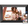 YUUTY Cornice digitale WLAN da 10,1 pollici, 32 GB, FRAMEO elettronica, 1280 x 800 HD, IPS LCD touchscreen, rotazione automatica, condividi foto istantaneamente da qualsiasi luogo