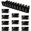 GeeekPi Supporto rack 2U da 19 per Raspberry Pi 5, con 10 adattatori SSD PCIe a M.2 NVMe, può contenere fino a 10 schede Raspberry Pi 5/4B, compatibile con server rack da 19