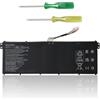 Acxilexy Batteria AP16M5J Compatibile con Acer Aspire 1 A114-31 A114-32 Aspire 3 A314-31 A314-32 A314-41 A315-21 A315-21G A315-22 A315-31 A315-32 A315-33 A315-41 A315-51 A315-53G 2ICP4/80/104