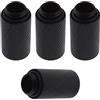 YINETTECH 4 pz G1/4 Nero Raffreddamento Ad Acqua Estensione Adattatore 30mm Ottone con O-Ring Gomma Estesa Plat per Computer Sistema di Raffreddamento Ad Acqua