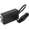 Dioche Adattatore per cuffie aeronautiche GA Dual Plugs a XLR 5 pin maschio - Cavo di prolunga per cuffie leggero e portatile per piloti di aviazione generale