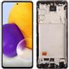 SwarKing Display TFT di ricambio compatibile con Samsung Galaxy A72 4G SM-A725F, SM-A725F/DS (nero con cornice), display LCD Touch Screen Digitizer montaggio con strumento di riparazione da 6,67