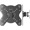 ONKRON Supporto TV Parete 17-43 pollici, Carico 35 kg, Staffa TV Inclinabile e Girevole con VESA 75x75-200x200 mm, Braccio Televisore a Muro Regolabile, Universale, Nero NP23-B
