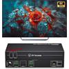 v AV Access AV Access 4K HDMI Extender Over TCP/IP, Encoder AV Over IP con video wall fino a 8 x 8, 120 m, Plug & Play senza configurazione, controllo visivo, matrice video, PoE, RS-232 (4KIP200E)