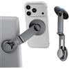CloudValley Supporto per telefono Tesla Model 3/Y, supporto magnetico in metallo per auto con potente magnete, 【Design nascosto pieghevole ed estensibile】 Supporto per schermo Tesla per 3/Y/S/X