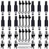 RUNCCI-YUN 12Pcs 5.5mmx2.1mm，5.5mmx2.5mm Connettori DC a pannello jack,2Pcs alimentazione DC presa ，Per connettore femmina da pannello