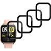 Foryo [4 Pezzi] Foryo Pellicola Protettiva per AGPTEK LW31 1.69 Smart watch Facile da Installare (Curva 3D), Copertura Completa, Anti Graffio, HD Protezione Schermo Compatibile