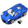KLEIN Design CM0022 Mouse Senza Fili, Wireless, Modello Super Sport Car, 2.4 GHz Colore Blu