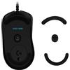 kwmobile Set Piedini di Ricambio per Mouse Compatibile con Logitech G403 / G603 / G703 Mouse - Gommini nero - per Maggiore Controllo e Scorrevolezza