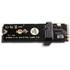 Sxhlseller Adattatore da Scheda WiFi Bluetooth 4.2 M.2 NGFF A E Key A SSD M.2 Key M, Scheda WiFi Wireless NGFF A/E-Key A Adattatore SSD M.2 NGFF Key-M NVME per AX200/AX201/AX210