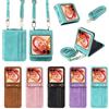 BellaCase Custodia Motorola Razr 50/Razr 60 [Custodia Portafoglio] [Cintura di Spalla] [Slot per Carte] [Caso Pratico] Compatibile con lo Smartphone Motorola Razr 50/Razr 60 (Blu)