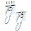 zoyuzan Adattatore per cuffie USB-C (2 in 1) per Apple iPhone 15 iPad ricarica connettore splitter DAC doppio connettore AUX adattatore di ricarica USBC cavo audio compatibile con Samsung Cellulare Laptop
