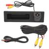 AUROLYNNE 1280x720p Telecamera posteriore HD per Serie 5 F10 F11 F25 F30 X1/X3/X5/X6 Serie 4 F32 2010 320Li/530i/328i/535i 2012 Set completo di telecamera (incluso interruttore portellone)