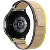 KeeFos Cinturino Trail Loop per Samsung Galaxy Watch Watch 7/6/5/4 (40mm 44mm)/Galaxy Watch FE, Nylon Elastico Cinturini Sportivo per Galaxy Watch 6 Classic (43mm 47mm)/Watch 5 Pro 45mm - Giallo/Beige