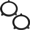 AERZETIX - C11615 - Set di 2 adattatori/supporti per altoparlanti per auto Ø130mm - lato di montaggio: porta, parte posteriore - compatibile con BMW 3 (E46)