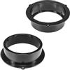 tomzz Audio 2803-018 Anelli altoparlanti staffe adattatore compatibile con Audi A4 A5 A6 Q3 Q5 Q7 porta posteriore 165mm