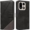 XINNI Cover per Oneplus 15 Custodia, Cellulare Libro Antiurto Flip Pelle PU/TPU, Portafoglio Flip Magnetica Case, Nero