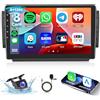 Hodozzy [6G+128GB] 8-Core Autoradio per Peugeot 208/2008 2012-2018 Android Radio con Bluetooth GPS, Hodozzy 10 Pollici Touch Screen Stereo Carplay Android Auto, Navigatore WiFi DSP FM RDS Canbus Telecamera