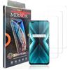 hxeyraal (3 Pack) progettato per Realme X3 SuperZoom pellicola protettiva dello schermo in vetro temperato,antigraffio, senza bolle per Realme X3 SuperZoom pellicola protettiva dello schermo HD.