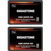 GIGASTONE Server SSD 1TB (Set di 2) NAS SSD Cache 24 ore su 24, 7 giorni su 7 TLC ad alta resistenza Business Secure Personal Cloud Creativo Professionale Rete Legata Archiviazione Raid 2,5 SATA Hard