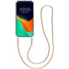 kwmobile Cover a tracolla compatibile con Apple iPhone 13 Pro - Back Case in silicone Cover con laccio metallico per il collo - Custodia con cordino in metallo