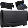 BECPLT iPhone 13 Pro Max 12 Pro Max 11 Pro Max XS MAX Belt Clip Case, iPhone 8 Plus Custodia Holster Fondina Porta Cellulare Cover Clip per Apple iPhone 11 XR 7 Plus 6s Plus 6 Plus Redmi Note 5 (Nero)