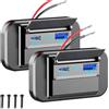 3T6B Caricabatteria da Auto,Dual Presa USB C, QC3.0 e PD3.0 presa di ricarica per auto, con Interruttore ON/OFF, per Auto 12V/24V Camper Barche e Moto Marine（Set di 2)