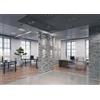 BELECO 2.1x1.6m Sfondo per ufficio moderno in tessuto per videoconferenze Interni eleganti per uffici aziendali Muro di mattoni Finestre Virtual Home Office Fotografia di sfondo Servizio fotografico