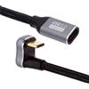 NFHK Cavo dati USB 3.1 tipo C maschio a femmina, 10 Gbps, 100 W, con manicotto da 200 cm