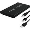 DIGIFLEX Custodia per hard disk esterno da 2,5 - interfaccia USB - per PC e portatile