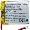 HXJNLDC 3.7V DC Rechargeable Polymer Lithium Battery (503035 5×30×35.5mm 530mAh) per DIY Sostituzione della batteria da 3,7-5 V per prodotti elettronici,Alimentatore mobile ad accumulo di energia