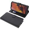 foto-kontor Custodia a Libro Compatibile con Blackview BV9700 PRO Cover di Colore Nero