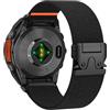 TOPsic Nylon Cinturino per Garmin Fenix 7S/Fenix 7S Pro Solar/FEnix 8 43mm/FEnix 6S/FENix 6S Pro/FENix 5S/FENIX 5S Plus, 20mm QuickFit Traspirante Elastico Sportivo Cinturini per Descent Mk3S