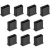 Rebower USB Tappi Anti Polvere Tappo Silicone Copre Porta Polvere, [per Computer PC Laptop] - Nero/5pz