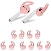 OneCut, 5 paia di gommini auricolari in silicone per Apple AirPod/EarPods, cover morbide in silicone antiscivolo sportivi, anti goccia, auricolari in gel, accessori protettivi