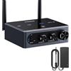 PROZOR Amplificatore di Potenza Amplificatore Bluetooth 5.2 Supporto AptX HD ACC Ingresso Ottico 192khz/24Bit Amplificatore Audio con Controllo Volume Amplificatore Hifi per Altoparlante Passivo