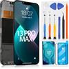 ARSSLY Schermo LCD per iPhone 13 Pro Max LCD Display per iPhone 13 Pro Max 2484 A2641 A2643 A2644 A2645 Schermo di Ricambio Digitalizer Touchscreen Assembly con Strumenti, Nero Incell