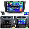 NHOPEEW 2G+64G Android Autoradio per Suzuki Swift 2011-2016 - Senza fili Carplay e Android Auto - 9 pollici Android Stereo con WiFi EQ GPS Mirror Link FM RDS + AHD Telecamera posteriore&Mic