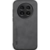 Kepuch Silklike Cover per Oppo Realme 12 5G - Custodia Case Piastra Metallica Incorporata - Nero