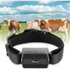 Zeerkeer 4G Collare GPS per Cane Localizzatore GPS per Bovini Ovini Collare Tracking con Sistema Prevenire smarrimento Crea Confini Virtuali Monitoraggio in Tempo Reale e Traiettoria storica Tracker Animali