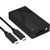 SABRENT Lettore di schede USB4 CFexpress Tipo B - Velocità di trasferimento 40 Gbps, corpo in lega di alluminio, cavo USB-C staccabile, manicotto in silicone, supporto OTG - Compatibile con