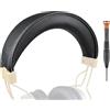SOULWIT Copri Archetto per Pioneer SE-MS7BT Cuffie, Ricambio Imbottitura Cuffie Fascia Copri Headband - Nero