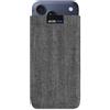 Adore June Business Custodia compatibile con iPhone 17 Pro Max, Materiale Caratteristico con Display di Pulizia Effetto, Grigio/Nero