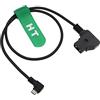 HangTon Nucleus - Cavo di alimentazione nano motore P-Tap D-tap a micro USB ad angolo retto di 90 gradi, 14,8 V, 50 cm, per Tilta
