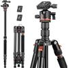 Victiv Treppiede Fotocamera e Smartphone 194cm, Cavalletto Fotografico per Sony Canon Nikon Compatto da Viaggio, Treppiede Reflex in Alluminio Premium Supporta la Fotografia Panoramica a 360°