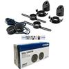 GK SOUND KIT SET PER ALPINE SXE-1006TW, 2 tweeter da 45 watt rms e 280 watt max da 3 cm di diametro con profondità 1,5 cm sensibilità 88 db spl, a coppia + accessori e 5 sticker omaggio